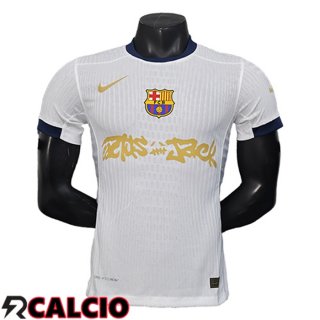 Maglie Calcio FC Barcellona x Travis Scott Bianco 2024/2025