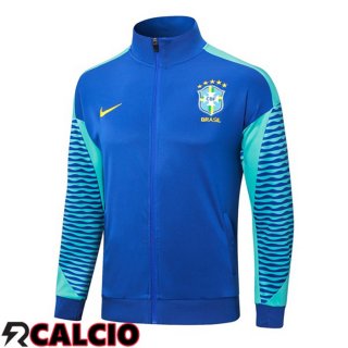 Giacca Calcio Brasile Blu 2024/2025  Giacca Calcio Brasile Blu 2024/2025