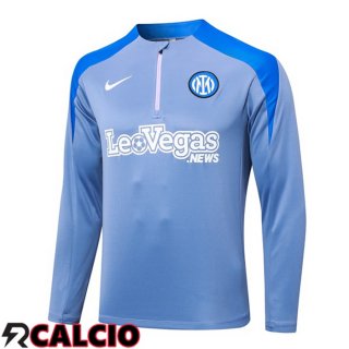 Felpa Allenamento Inter Milan Blu 2024/2025  Felpa Allenamento Inter Milan Blu 2024/2025