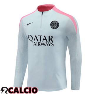 Felpa Allenamento Paris PSG Grigio 2024/2025  Felpa Allenamento Paris PSG Grigio 2024/2025