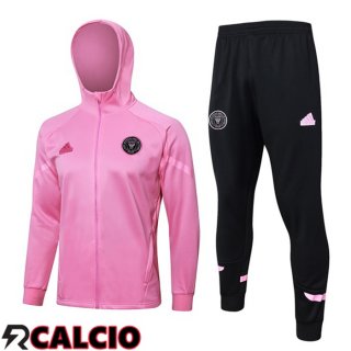 Tuta Calcio - Felpa Con Cappuccio Inter Miami CF Rosa 2024/2025