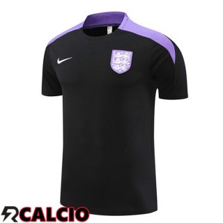 T Shirt Allenamento Inghilterra Nero 2024/2025  T Shirt Allenamento Inghilterra Nero 2024/2025