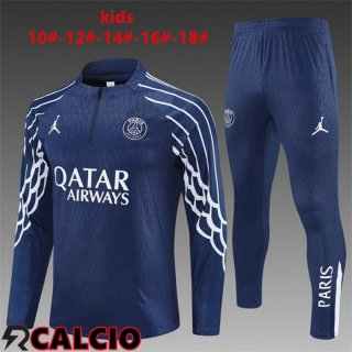 Insieme Tuta Calcio Jordan Paris PSG Bambino Blu 2025/2026