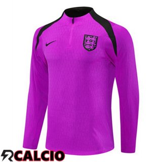 Felpa Allenamento Inghilterra Viola 2025/2026  Felpa Allenamento Inghilterra Viola 2025/2026