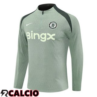 Felpa Allenamento FC Chelsea Verde 2025/2026  Felpa Allenamento FC Chelsea Verde 2025/2026