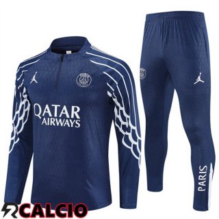 Insieme Tuta Calcio Jordan Paris PSG Blu Reale 2025/2026  Insieme Tuta Calcio Jordan Paris PSG Blu Reale 2025/2026