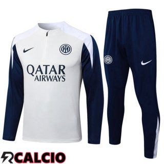 Insieme Tuta Calcio Inter Milan Bianco 2025/2026