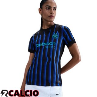 Maglie Calcio Inter Milan Donna Prima Blu Nero 2025/2026