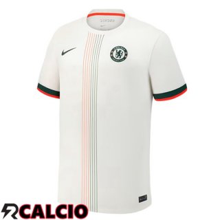 Maglie Calcio FC Chelsea Seconda Bianco 2025/2026  Maglie Calcio FC Chelsea Seconda Bianco 2025/2026
