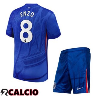Maglie Calcio FC Chelsea (Enzo 8) Bambino Prima Blu 2025/2026  Maglie Calcio FC Chelsea (Enzo 8) Bambino Prima Blu 2025/2026