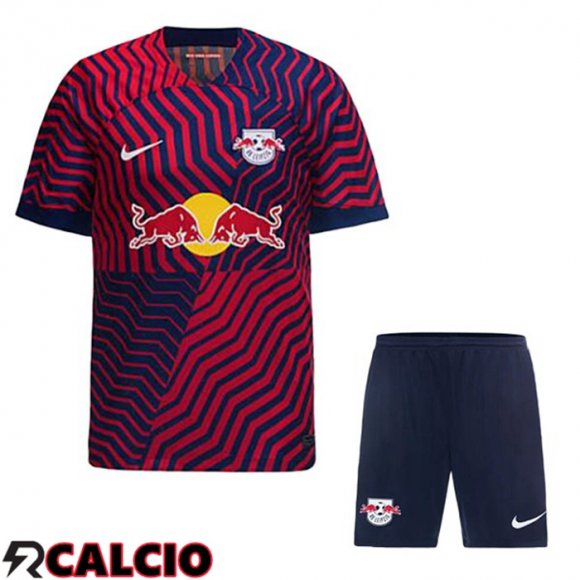 Seconda Maglia Calcio RB Leipzig Bambino Rosso 2023/2024