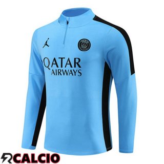 Felpa Allenamento JORDAN Paris PSG Blu 2023/2024  Felpa Allenamento JORDAN Paris PSG Blu 2023/2024