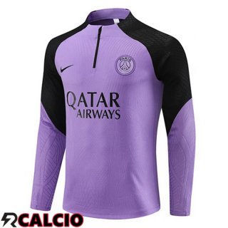 Felpa Allenamento Paris PSG Viola 2023/2024  Felpa Allenamento Paris PSG Viola 2023/2024
