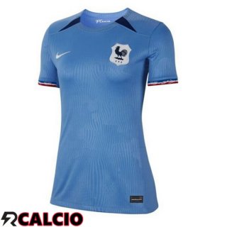Prima Maglia Calcio Francia Donna Blu 2023/2024  Prima Maglia Calcio Francia Donna Blu 2023/2024