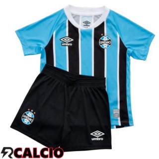 Maglie Calcio Gremio Bambino Prima Nero Blu 2025/2026