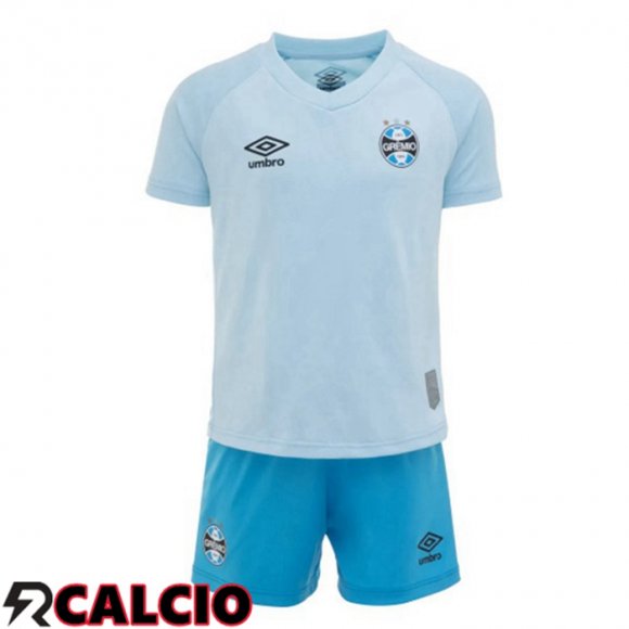 Maglie Calcio Gremio Bambino Seconda Blu 2025/2026  Maglie Calcio Gremio Bambino Seconda Blu 2025/2026