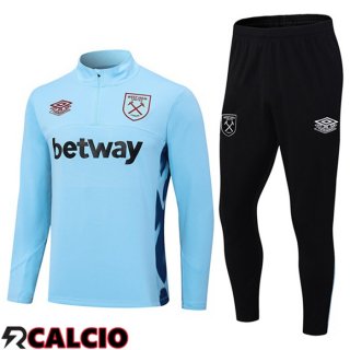 Insieme Tuta Calcio West Ham Blu 2023/2024