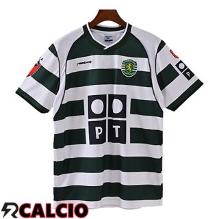 Maglie Calcio Sporting CP Retro Prima 2001/2003  Maglie Calcio Sporting CP Retro Prima 2001/2003