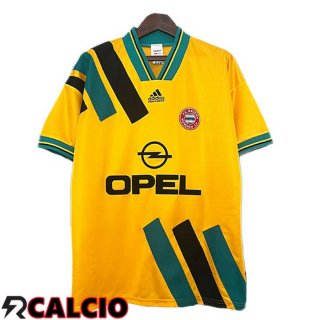 Maglie Calcio Bayern Monaco Retro Seconda Giallo 1993-1995  Maglie Calcio Bayern Monaco Retro Seconda Giallo 1993-1995