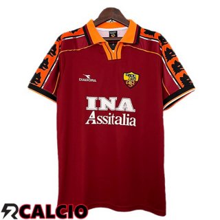 Maglie Calcio AS Roma Retro Prima Rosso 1998-1999  Maglie Calcio AS Roma Retro Prima Rosso 1998-1999