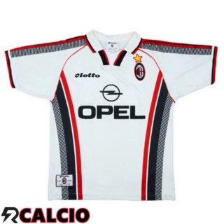 Maglie Calcio AC Milan Retro Seconda Bianco 1997-1998  Maglie Calcio AC Milan Retro Seconda Bianco 1997-1998