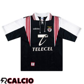 Maglie Calcio S.L Benfica Retro Seconda Nero Bianco 1997-1998  Maglie Calcio S.L Benfica Retro Seconda Nero Bianco 1997-1998