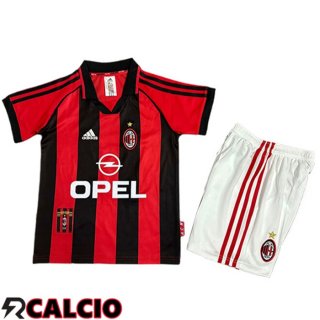 Prima Maglia AC Milan Retro Bambino 1998/1999  Prima Maglia AC Milan Retro Bambino 1998/1999