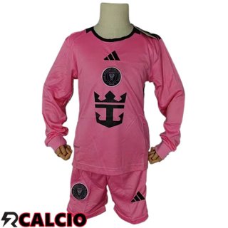 Prima Maglia Inter Miami CF Bambino Manica Lunga 2024/2025