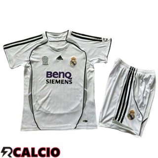 Prima Maglia Real Madrid Retro Bambino 2006/2007