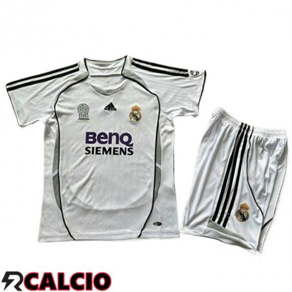 Prima Maglia Real Madrid Retro Bambino 2006/2007  Prima Maglia Real Madrid Retro Bambino 2006/2007