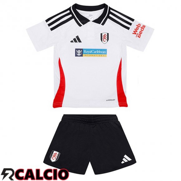 Prima Maglia Fulham FC Bambino Bianco 2024/2025