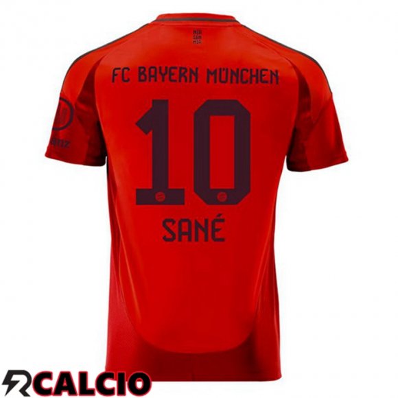 Prima Maglia Bayern Monaco (Sané 10) Rosso 2024/2025