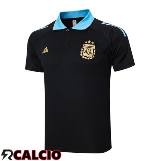 Maglia Polo Argentina Nero 2024/2025