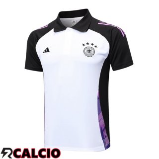 Maglia Polo Germania Bianco 2024/2025  Maglia Polo Germania Bianco 2024/2025