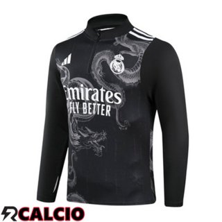 Felpa Allenamento Real Madrid Nero 2024/2025