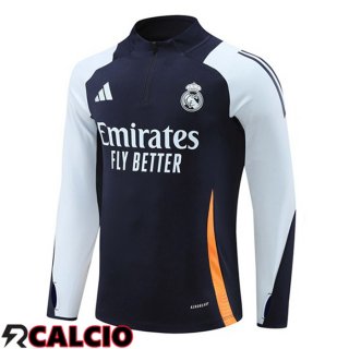 Felpa Allenamento Real Madrid Blu Reale 2024/2025