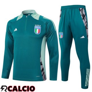 Insieme Tuta Calcio Italia Verde 2024/2025  Insieme Tuta Calcio Italia Verde 2024/2025