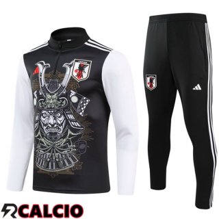 Insieme Tuta Calcio Giappone Nero 2024/2025  Insieme Tuta Calcio Giappone Nero 2024/2025