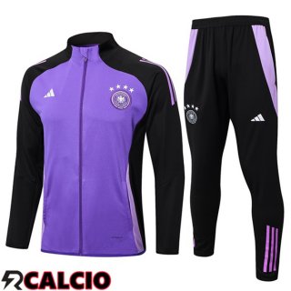 Insieme Tuta Calcio - Giacca Germania Viola 2024/2025  Insieme Tuta Calcio - Giacca Germania Viola 2024/2025