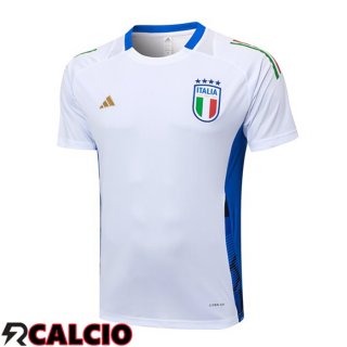 T Shirt Allenamento Italia Bianco 2024/2025