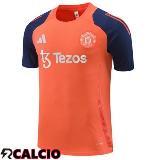 T Shirt Allenamento Manchester United Arancia 2024/2025