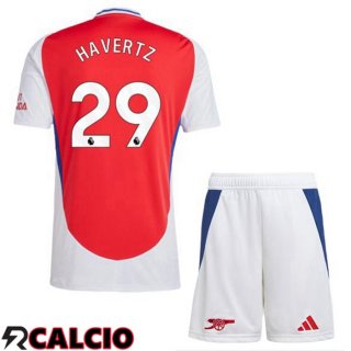 Prima Maglia Arsenal (HAVERTZ 29) Bambino Rosso Bianco 2024/2025