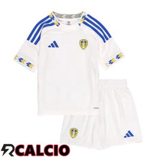 Prima Maglia Leeds United Bambino Bianco 2025/2026  Prima Maglia Leeds United Bambino Bianco 2025/2026