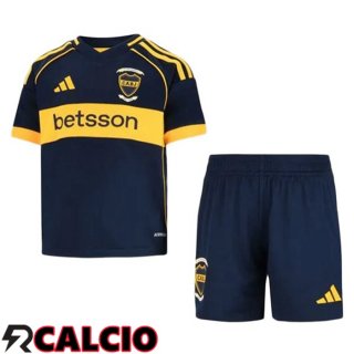Prima Maglia Boca Juniors Bambino Blu Reale 2025/2026  Prima Maglia Boca Juniors Bambino Blu Reale 2025/2026
