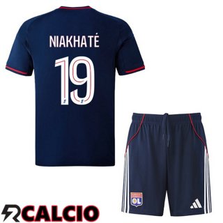 Seconda Maglia Lione OL (NIAKHATÉ 19) Bambino Blu Reale 2025/2026