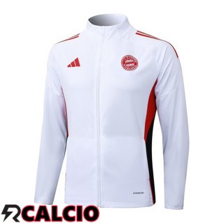 Giacca Calcio Bayern Monaco Bianco 2025/2026  Giacca Calcio Bayern Monaco Bianco 2025/2026