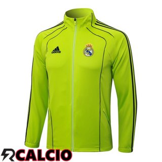 Giacca Calcio Real Madrid Verde 2025/2026  Giacca Calcio Real Madrid Verde 2025/2026