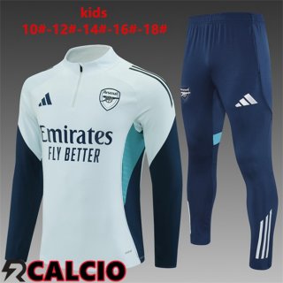 Insieme Tuta Calcio Arsenal Bambino Verde 2025/2026  Insieme Tuta Calcio Arsenal Bambino Verde 2025/2026