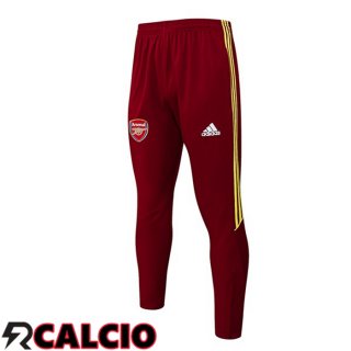 Pantaloni Da Allenamento Arsenal Rosso 2025/2026  Pantaloni Da Allenamento Arsenal Rosso 2025/2026
