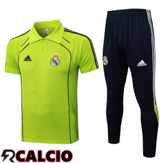Insieme Polo Real Madrid + Pantaloni Verde 2025/2026